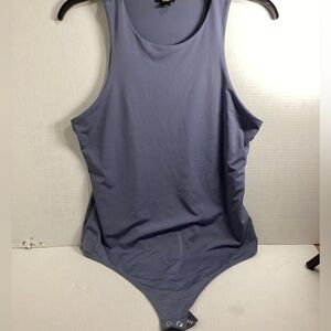 Express Sleeveless Sleek Satin like Stretchy Bodycon Suit